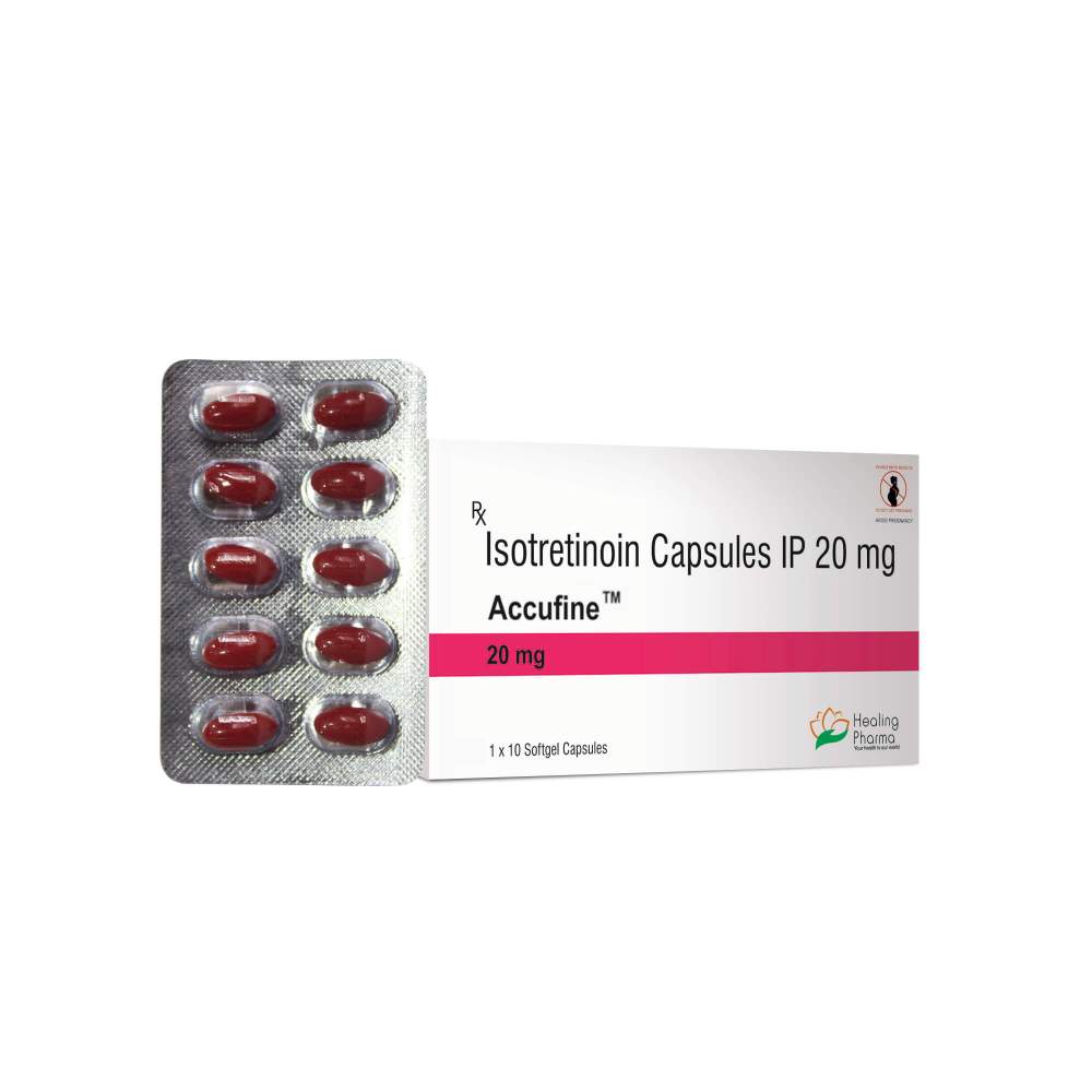 Accufine 20 mg packaging